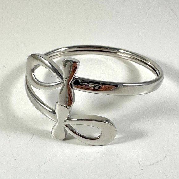 Adjustable double Ankh bracelet Silver-tone metal - Picture 4 of 5